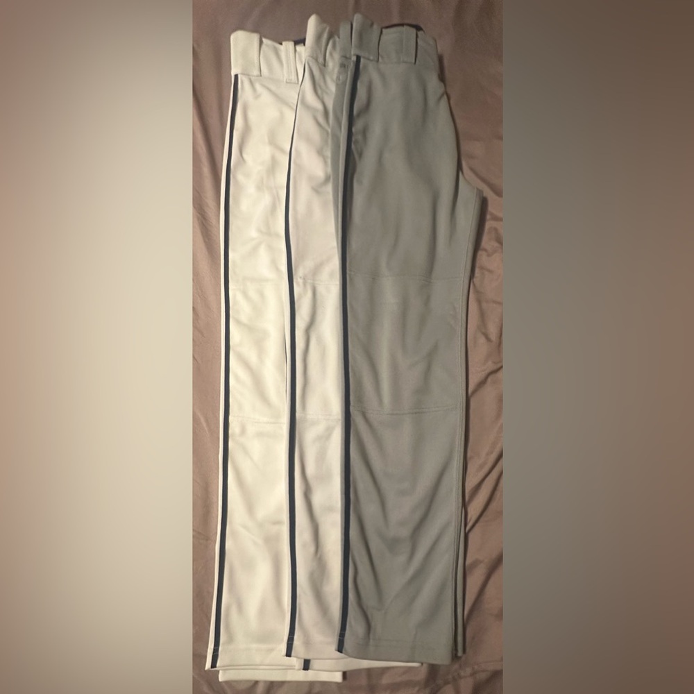 3 Pairs of Nike Dri-Fit Youth Baseball Pants; size XL